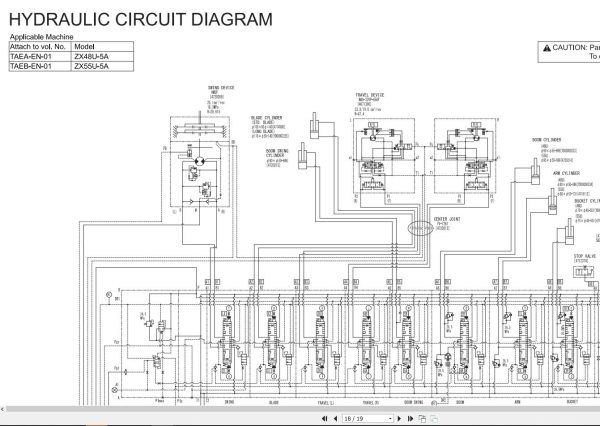 Hitachi Hydraulic Excavator ZX55U 5A Technical Manual TAEB EN 01 1