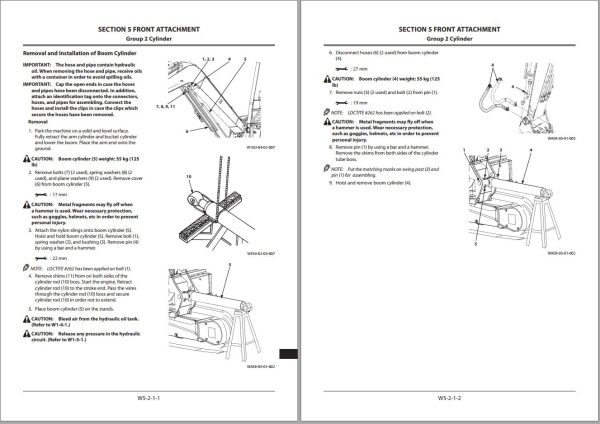 Hitachi Hydraulic Excavator ZX55U 5A Workshop Manual 1