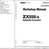 Hitachi Hydraulic Excavator ZX55U 6 Workshop Manual