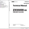 Hitachi Hydraulic Excavator ZX55USR 5A Technical Manual