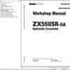 Hitachi Hydraulic Excavator ZX55USR 5A Workshop Manual