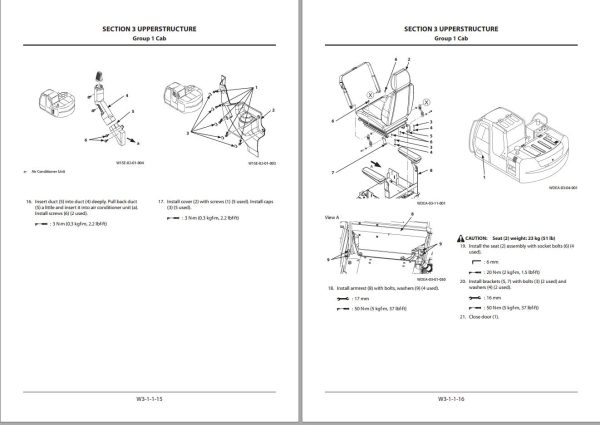Hitachi Hydraulic Excavator ZX60 5G Workshop Manual 1