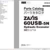 Hitachi Hydraulic Excavator ZX60USB 5N Parts Catalog EN JP