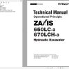 Hitachi Hydraulic Excavator ZX650LC 3 ZX670LCH 3 Technical Manual EN JP
