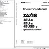 Hitachi Hydraulic Excavator ZX65USB 6 Operators Manual ENMAEP EN1 1