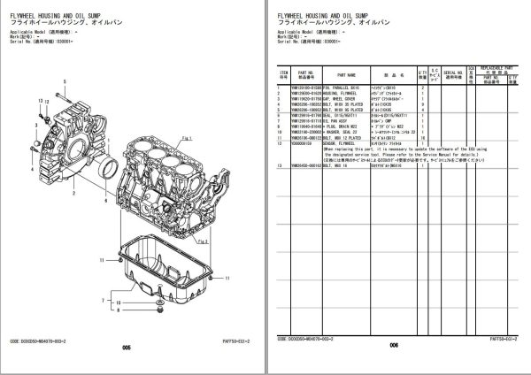 Hitachi Hydraulic Excavator ZX65USB 6 Parts Catalog EN JP 1