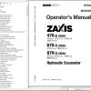 Hitachi Hydraulic Excavator ZX670LC 5A Operators Manual ENMJAE 1 3