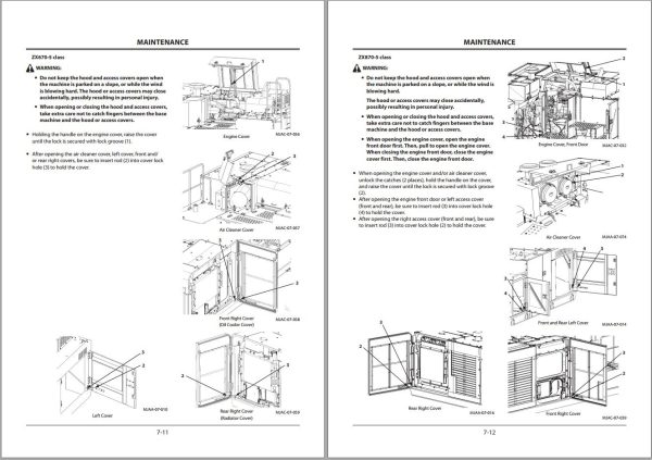 Hitachi Hydraulic Excavator ZX670LC 5G Operators Manual ENMJAC 2 1 1