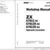 Hitachi Hydraulic Excavator ZX670LC 5G Workshop Manual WJBF EN 00