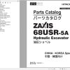 Hitachi Hydraulic Excavator ZX68USR 5A Parts Catalog EN JP