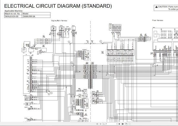 Hitachi Hydraulic Excavator ZX68USR 5A Technical Manual TAFAJ0 EN 00 1