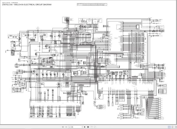 Hitachi Hydraulic Excavator ZX690LCH 5A Technical Manual 1