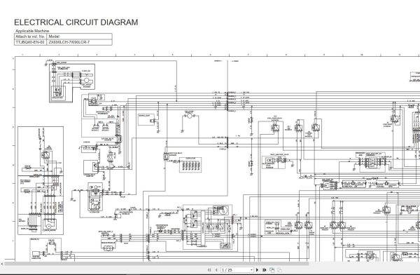 Hitachi Hydraulic Excavator ZX690LCH 7 ZX690LCR 7 Technical Manual 1
