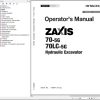 Hitachi Hydraulic Excavator ZX70 5G ZX70LC 5G Operators Manual ENMDEA 1 2