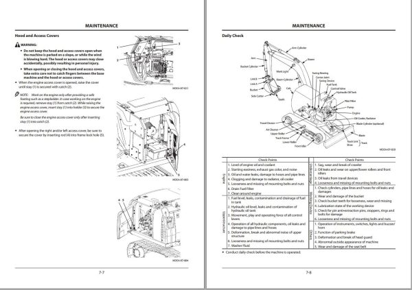 Hitachi Hydraulic Excavator ZX70 5G ZX70LC 5G Operators Manual ENMDEA 1 2 1