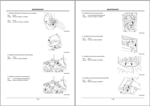 Hitachi Hydraulic Excavator ZX850 3 ZX870H 3 Operators Maintenance Manual 1
