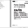 Hitachi Hydraulic Excavator ZX850 3 ZX870H 3 Parts Catalog EN JP