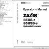 Hitachi Hydraulic Excavator ZX85US 6 ZX85USB 6 Operators Manual ENMDEQ EN1 1