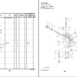 Hitachi Hydraulic Excavator ZX85USB 6 Parts Catalog EN JP 1