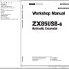 Hitachi Hydraulic Excavator ZX85USB 6 Workshop Manual