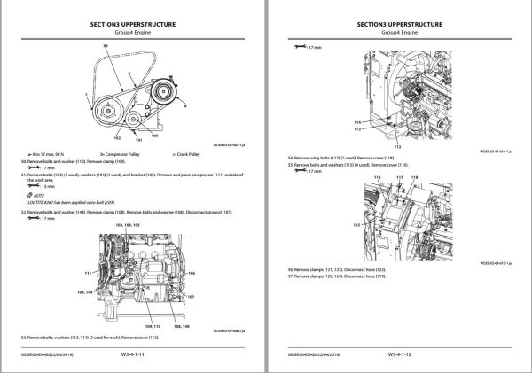 Hitachi Hydraulic Excavator ZX85USB 6 Workshop Manual 1