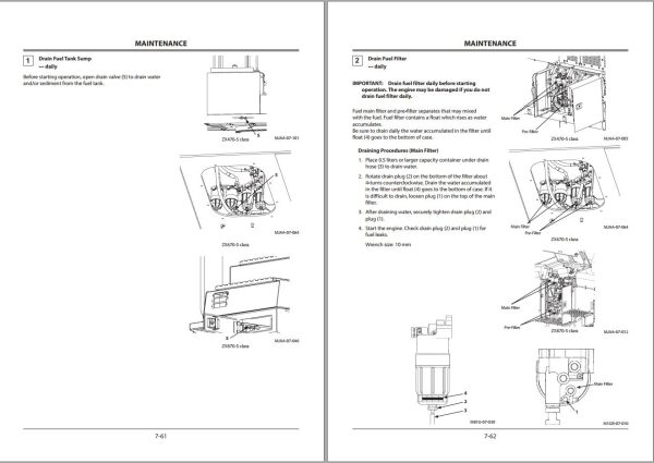 Hitachi Hydraulic Excavator ZX870 5B ZX870LC 5B Operators Manual ENMJAA EN2 3 1