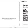 Hitachi Hydraulic Excavator ZX870H 5G Technical Manual