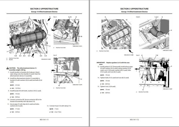 Hitachi Hydraulic Excavator ZX890LC 6 Workshop Manual WJBL60 EN 00 1