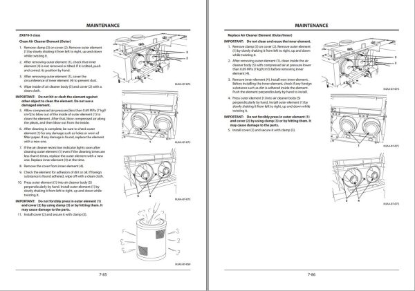 Hitachi Hydraulic Excavator ZX890LCH 5A Operators Manual ENMJAE 1 6 1