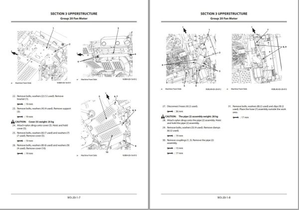 Hitachi Hydraulic Excavator ZX890LCH 6 ZX890LCR 6 Workshop Manual 1