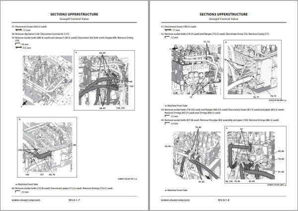 Hitachi Hydraulic Excavator ZX890LCH 7 ZX890LCR 7 Workshop Manual 1