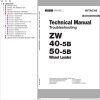 Hitachi Wheel Loader ZW50 5B Technical Manual