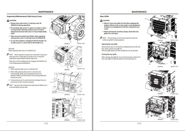 Hitachi Wheel Loader ZW550 6 Operators Manual ENMNHG EN2 5 1