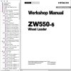 Hitachi Wheel Loader ZW550 6 Workshop Manual