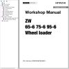 Hitachi Wheel Loader ZW65 6 Workshop Manual WPSY EN 00
