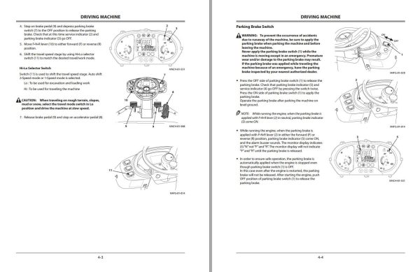 Hitachi Wheel Loader ZW80 5B Operators Manual ENMNCH NA1 4 1