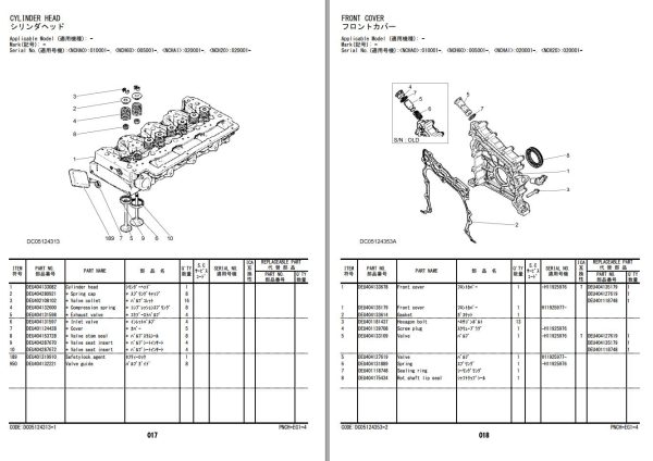 Hitachi Wheel Loader ZW80S 5B Parts Catalog EN JP 1