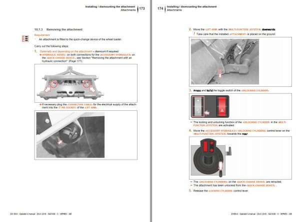Hitachi Wheel Loader ZW95 6 Operators Manual ENMPS0 1 1 1