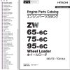 Hitachi Wheel Loader ZW95 6C Engine Parts Catalog PNSH50 EG1 1 EN JP