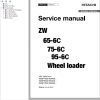 Hitachi Wheel Loader ZW95 6C Service Manual EN DE