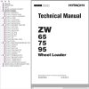 Hitachi Wheel Loader ZW95 Technical Manual T4L1 E 00
