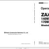 Hitachi Wheeled Excavator ZX170W 5B Operators Manual ENMLBA 1 3