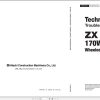 Hitachi Wheeled Excavator ZX170W 5B Technical Manual