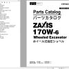 Hitachi Wheeled Excavator ZX170W 6 Parts Catalog EN JP
