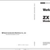 Hitachi Wheeled Excavator ZX170W 6 Workshop Manual WLBE50 EN 01