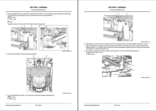 Hitachi Wheeled Excavator ZX180W 7 Workshop Manual 1