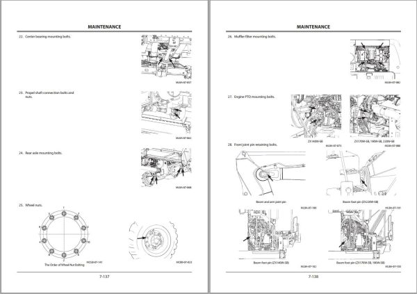 Hitachi Wheeled Excavator ZX190W 5B Operators Manual ENMLBA EN1 3 1