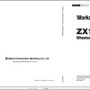 Hitachi Wheeled Excavator ZX190W 5B Workshop Manual