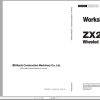 Hitachi Wheeled Excavator ZX210W 5A Workshop Manual WLCDE0 EN 00
