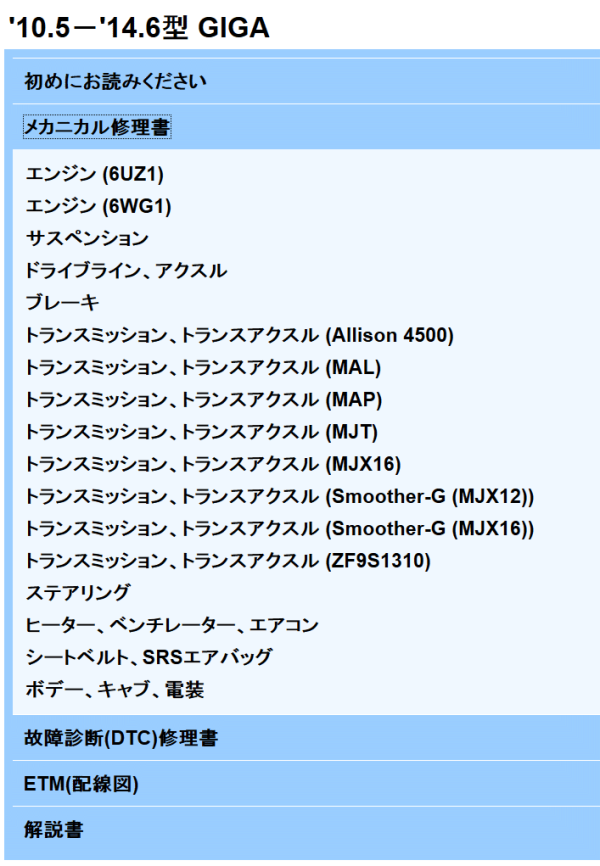 Isuzu 22 22.5 GIGA 6UZ1 Service Workshop Manual JP 2 Copy